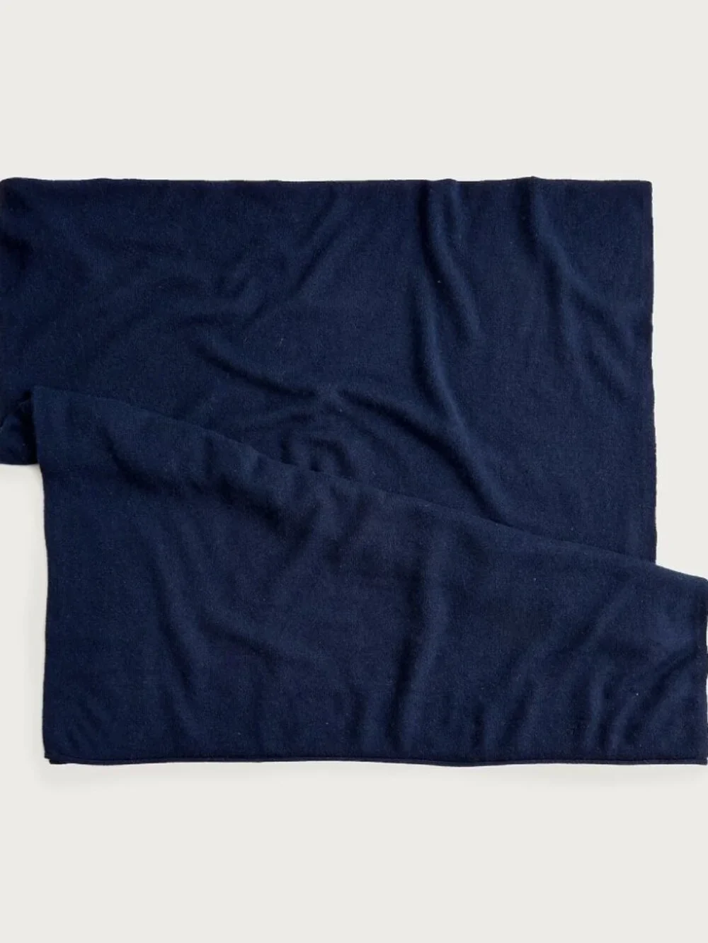 J. Crew Oversized Cashmere Wrap Navy Blue Layer Topper Rustic Cabin One Size